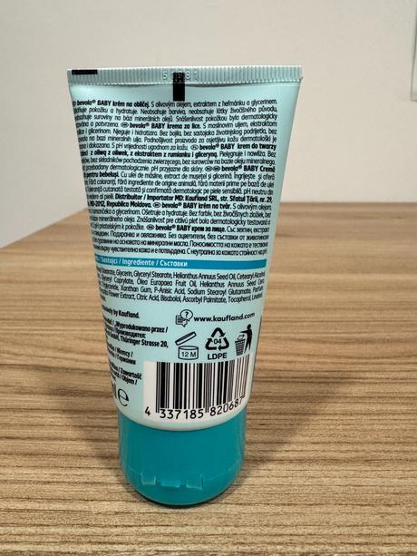 Detský pleťový krém, 