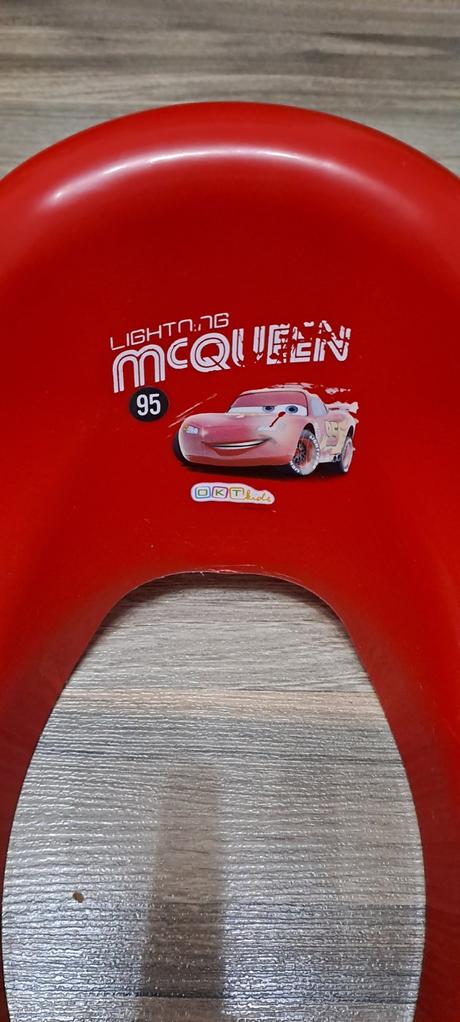 Redukcia (adaptér) na wc - červená mc queen,