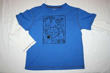 Chlapčenské tričko john lewis s dvojitým rukávom, john lewis,140