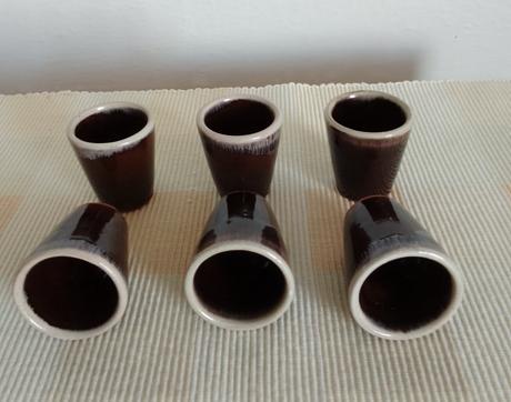 Keramická karafa + 6 pohárikov, 