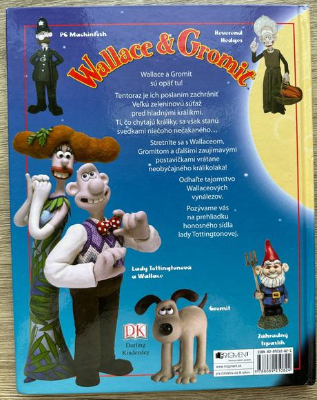 Kniha wallace a gromit prekliatie králikolak, 