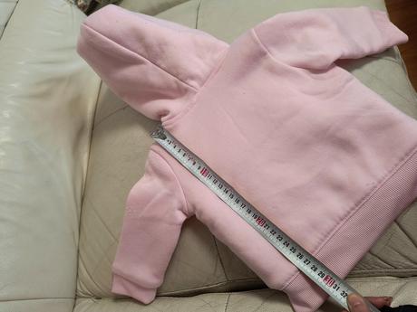 Ružová zateplená mikina 80, 80