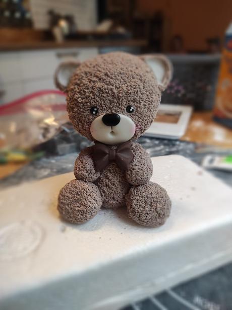 Macko ozdoba na tortu, 