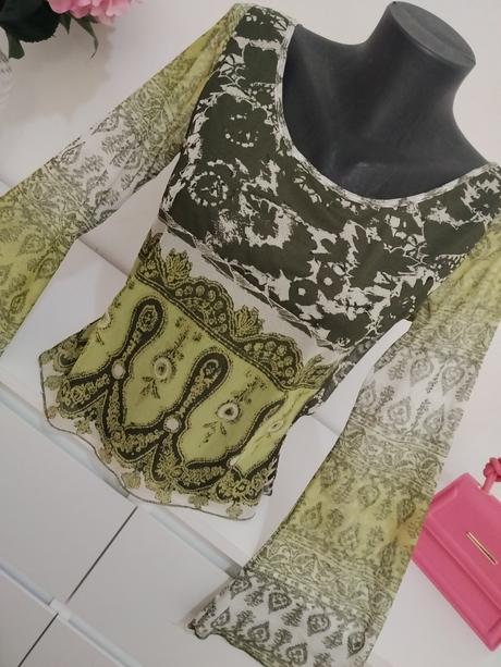 Liu jo - dizajnový boho top so zvonovými rukávmi, liu jo,m