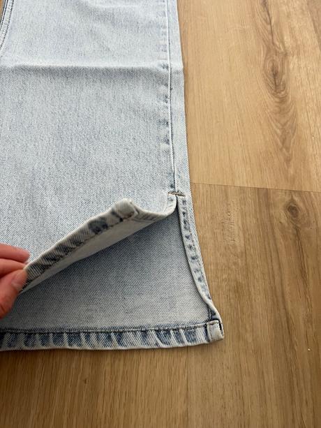 Dámske baggy svetlomodré rifle, l