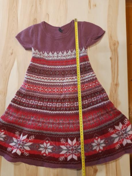 Pletené šaty, benetton,104