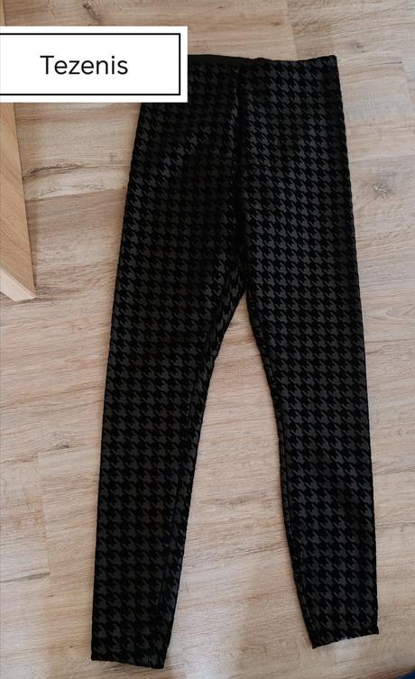 Zateplene legíny s koženým vzhladom, tezenis,s