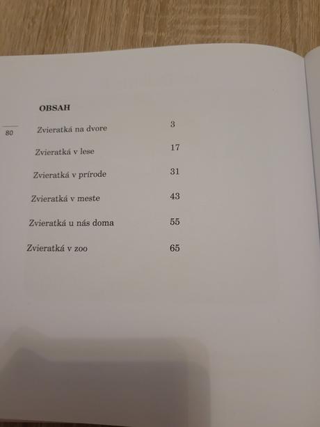 Knizka o zvieratkach, 
