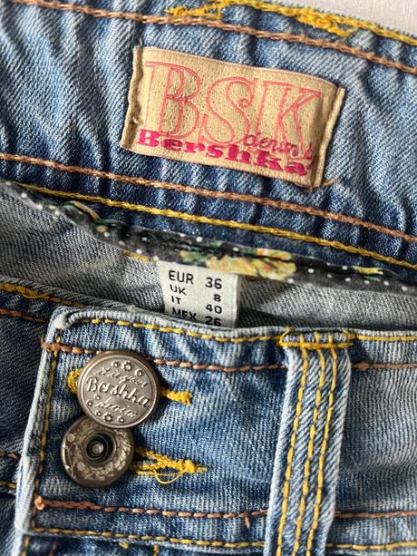 Bershka riflová sukňa vel.s-m, bershka,m