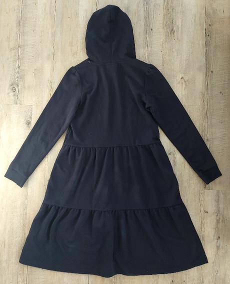 Modré mikinové šaty, gina,36