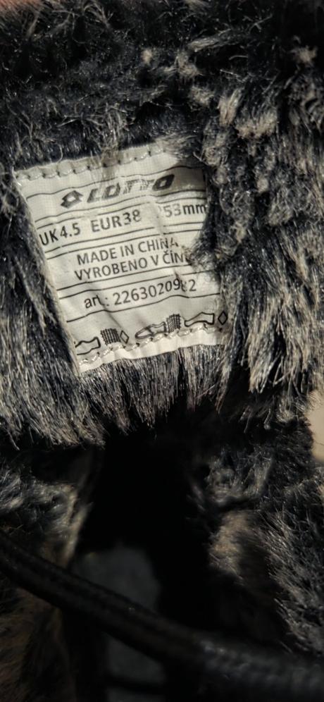 Zimna obuv, lotto,38