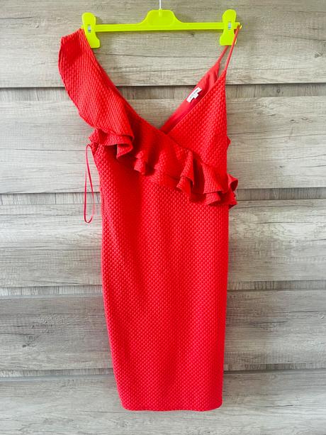 Červené šaty rivel island, river island,m