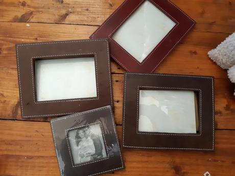 Koženkový rám na fotky, 
