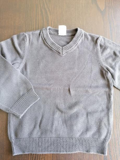 Hnedý svetrik, h&m,86