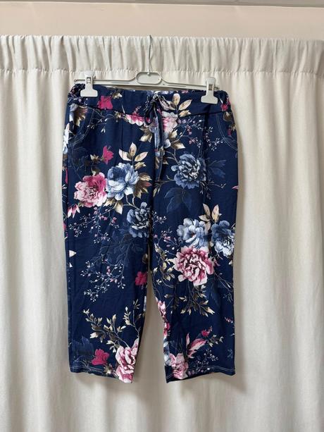 Teplákové bavlnené trojštvrťáky, l / m / xl