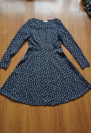 Šaty s dlhým rukávom cream, m