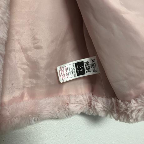 Bunda kožušinová dievčenská st. bernard č.104,3-4y, st. bernard,104