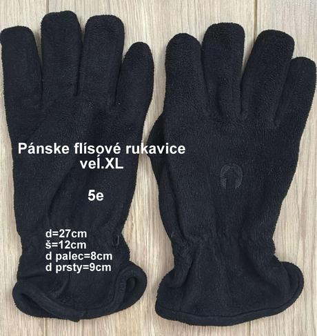 Pánske flísové rukavice veľ.xl, xl