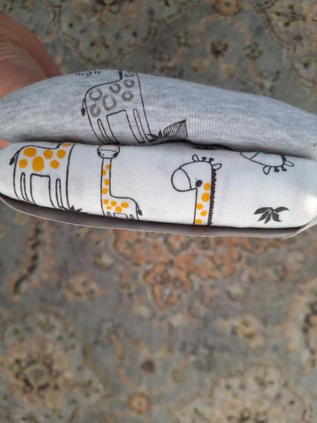 Body s dlhými rukávmi "žirafa" ,2 kus, lupilu,74 / 80