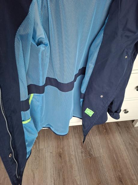 Tmavomodra bunda parka neprefukajuca, street one,m