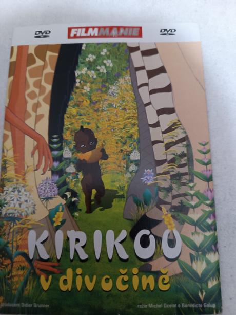 Africký chlapec kirikou v divocine,