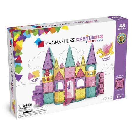 Stavebnica magna-tiles - castle dlx 48 dielov, 
