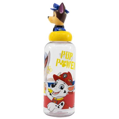 Plastová 3d fľaša s figúrkou paw patrol, 560ml,
