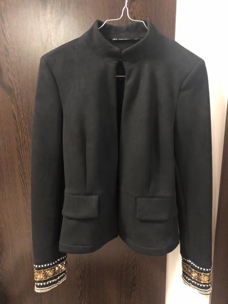 Čierne sako zara, veľkosť xs, zara,xs