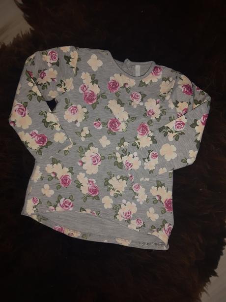 Detská kvietkovaná mikina 86/92, idexe,86