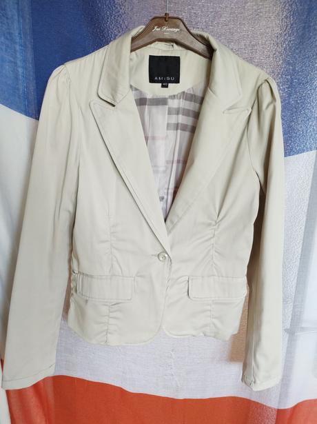 Krémové sako, amisu,40
