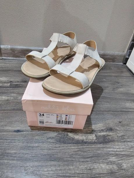 Dievčenské sandále, nelli blu,34