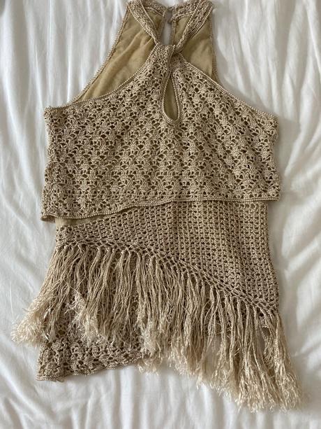 Pletený letný top, s