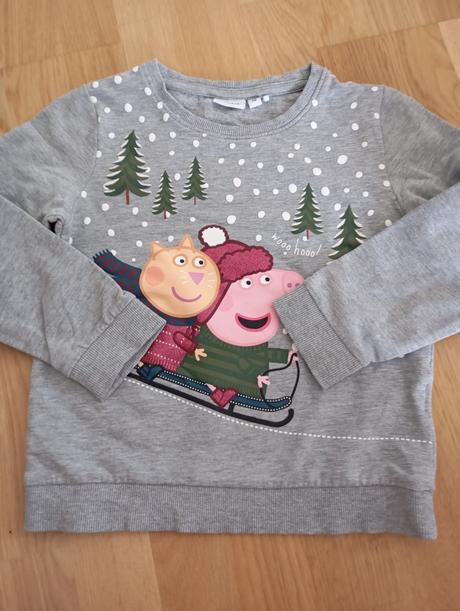 Vianočná mikina pepa pig, name it,110