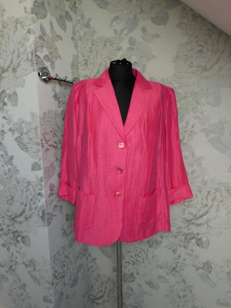 Luxusny lanovy blejzer, 42