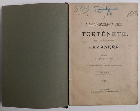 Maria-kongregacziok tortenete 1898, 