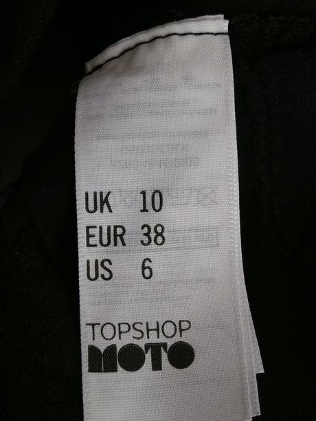 Dámske elastické čierne šortky moto, topshop, topshop,xs