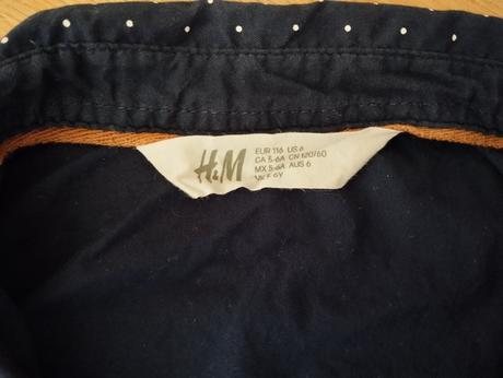 Chlapčenská košeľa hm, h&m,116