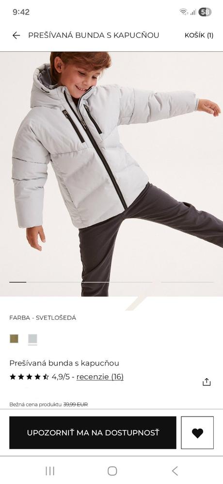 Úžasná nepremokavá a neprefúkavá zimná bunda, reserved,158