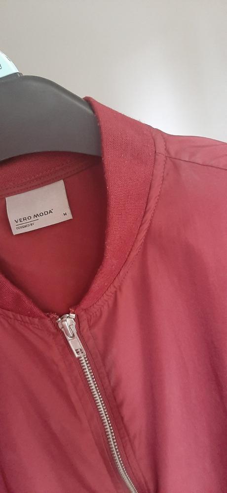 Bordová bomberka na leto, vero moda,m