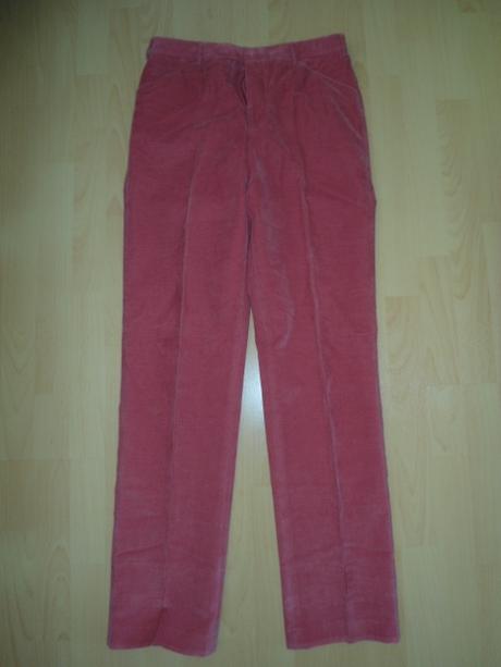 Cervene damske nohavice, l