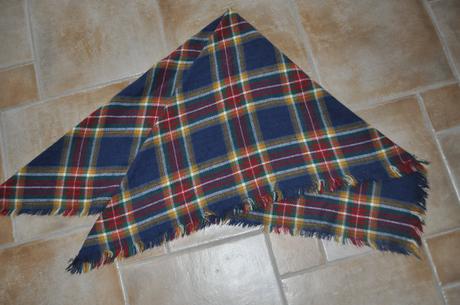 Kockovaná zimná šatka zara, zara,134