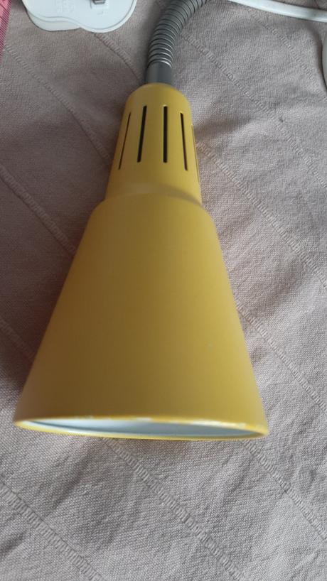 Upinacia žltá lampa kvart 40w uk zastrcka, 