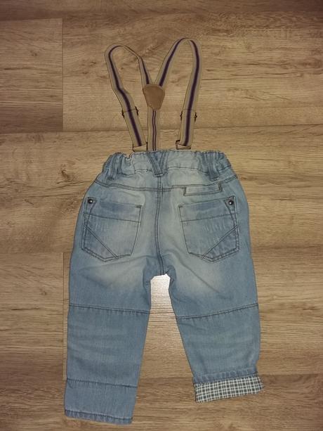 Nenosené rifle 4-6mes, h&m,68