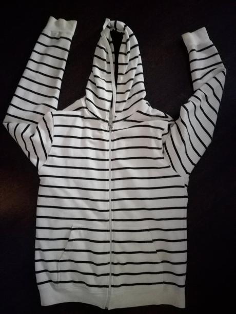 Pásiková mikina l, fishbone,l