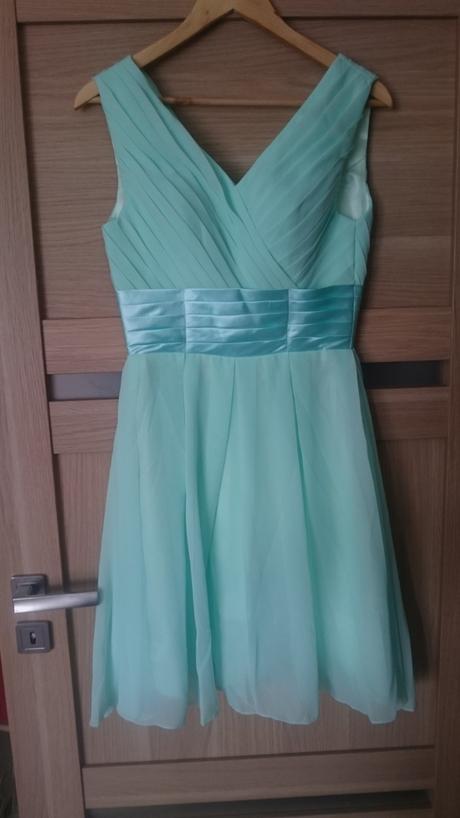 Slávnostné šaty - mentolové, s