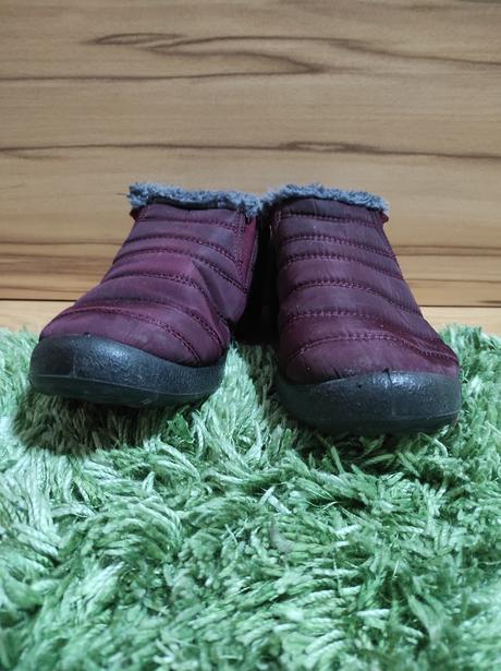 Predám fialové zateplené čižmičky, 37