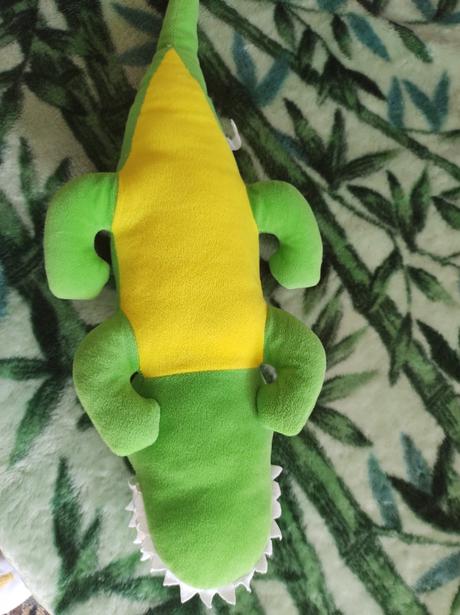 Krokodíl -hracka, vankúšik, 