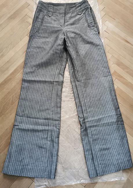 Elegantné tenké nohavice benetton, veľ. 38, xs, benetton,xs