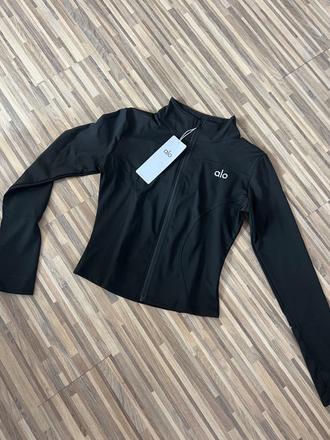 Obtiahnuta mikina na zips alo yoga - skladom s/m/l, m