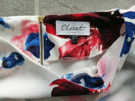 Kvetované šaty closetlondon,v34-36, 36